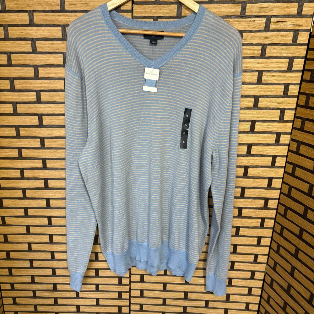 Banana‎ Republic Blue Stripe Sweater Size XL